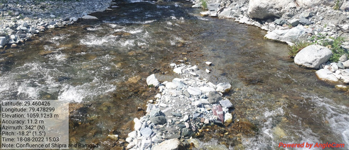 नैनीताल के रामगाड़ व शिप्रा नदी में मानसून में भी पर्याप्त पानी नहीं